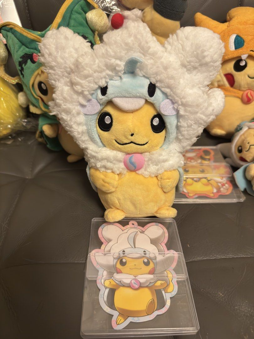 2015日版 Pokemon Center 超級七夕青鳥變裝比卡超 有牌