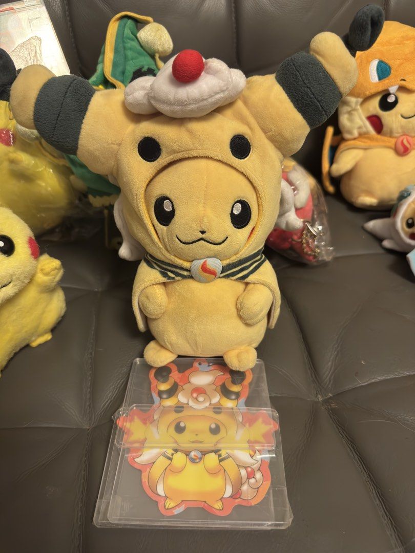 2016 變裝 mega電龍 比卡超公仔 Pokemon Center Pikachu